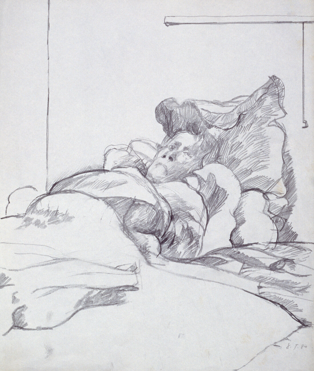 Woman in Bed (Alice Jacklin) e1-20a (1980)