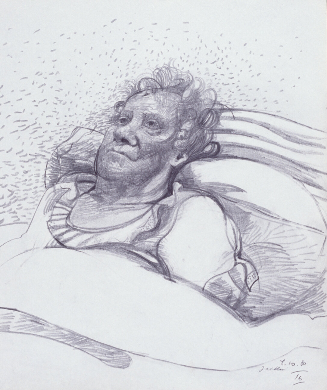 Woman in Bed (Alice Jacklin) d1-20a (1980)