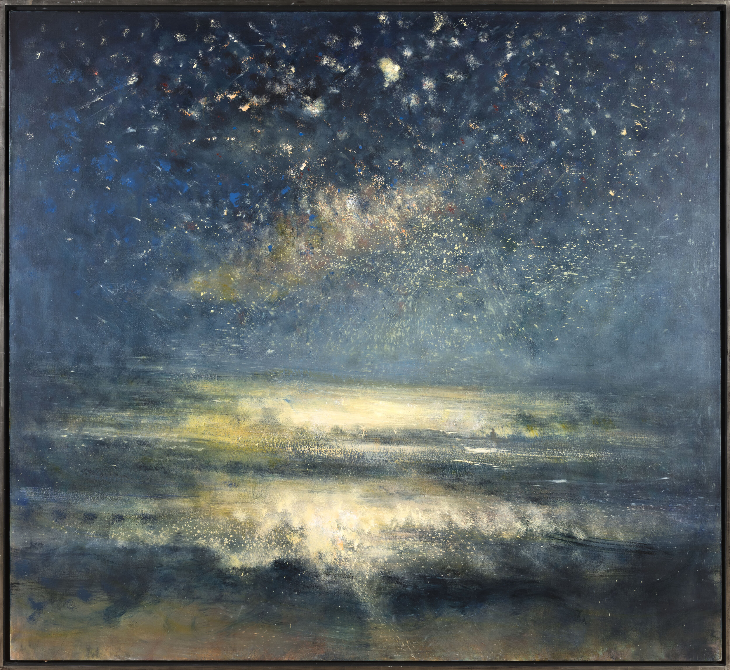 Stars and Sea at Night with Clouds (2018)