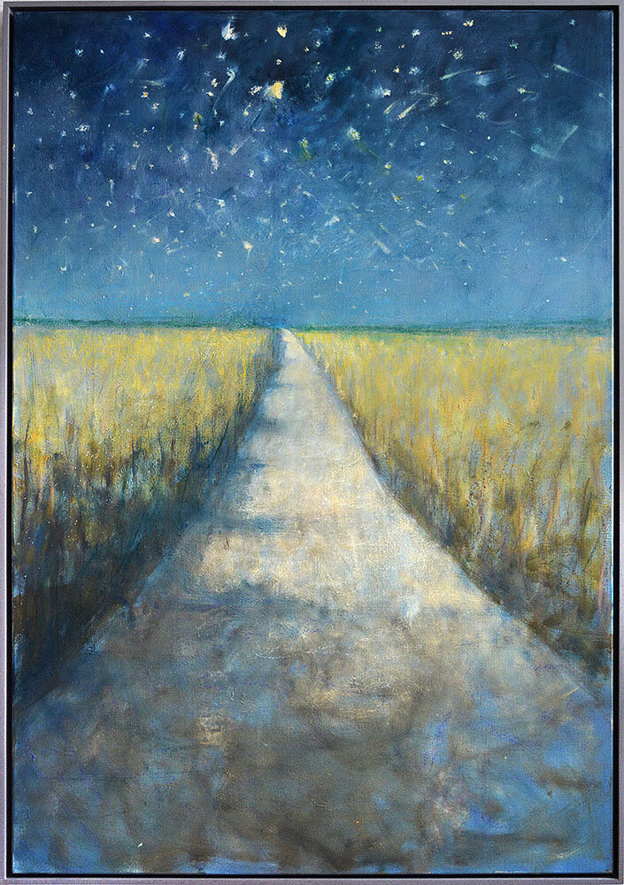 Road at Night with Stars (2018)