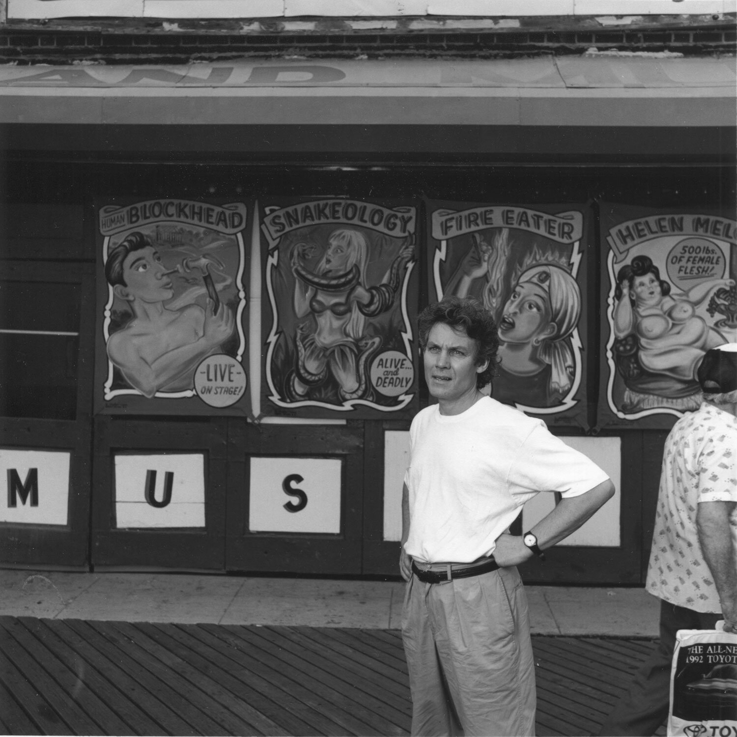  Coney Island Boardwalk, 1991  Photo: Abe Frajndlich 