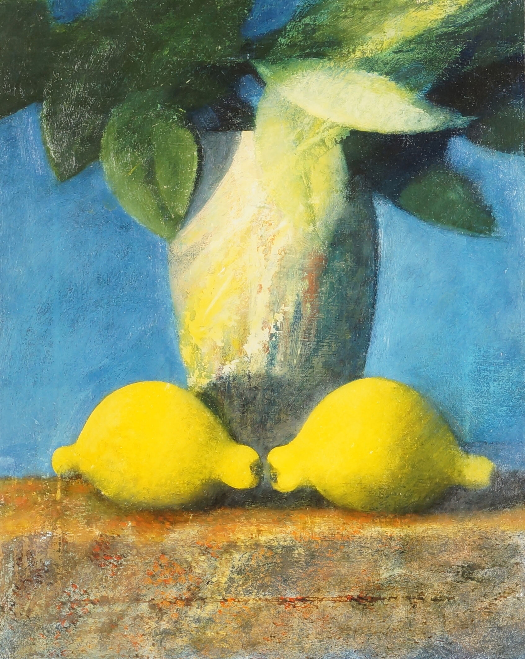 Lemons with Vase (1983)