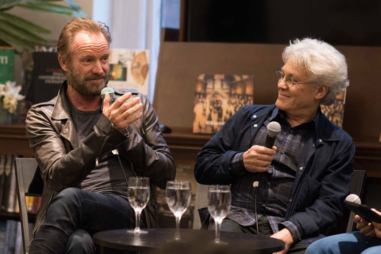  In conversation with Sting about  An Englishman in New York  at Rizzoli, New York, 2016 