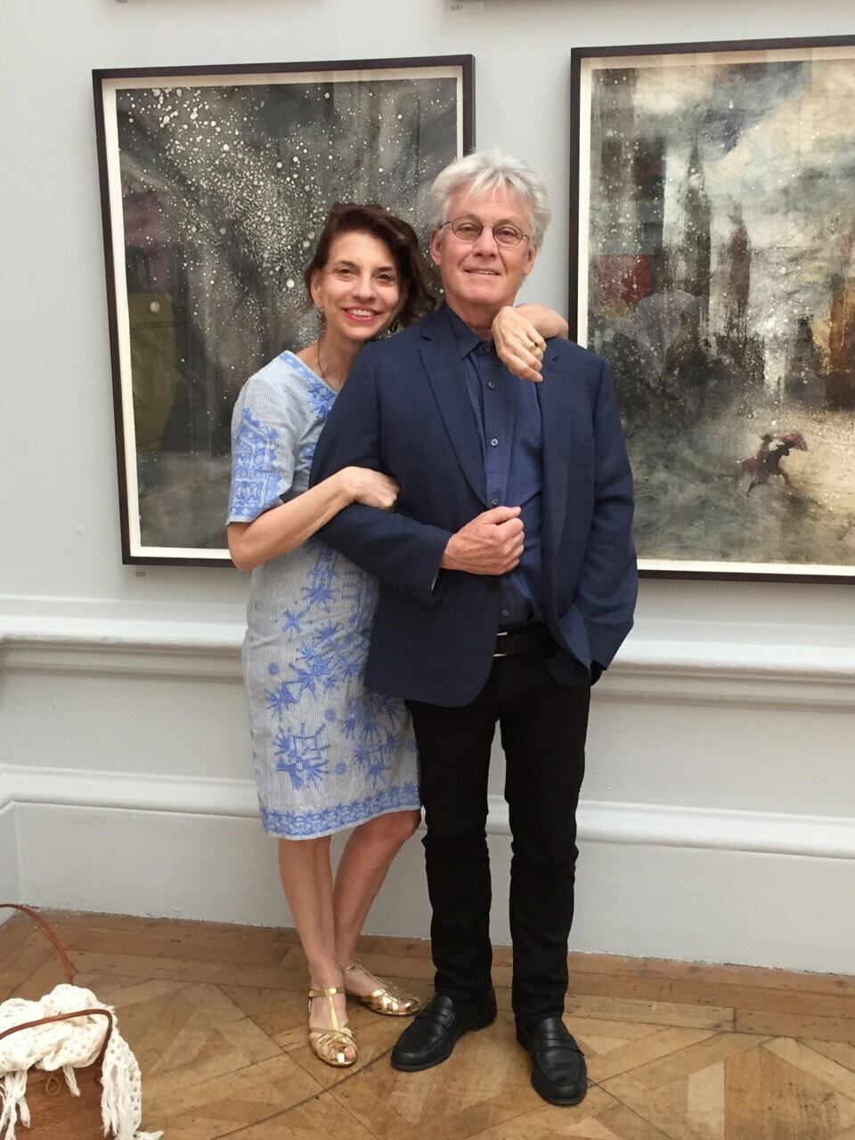  With Janet Russo at the Royal Academy, 2017 