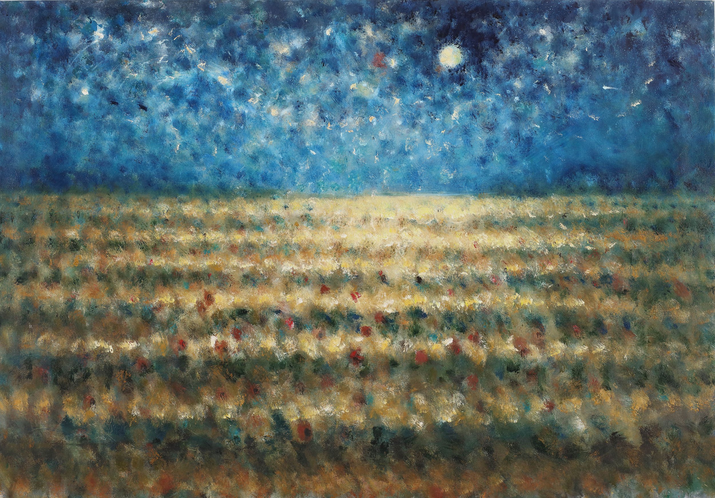 Golden Field with Poppies (2023)