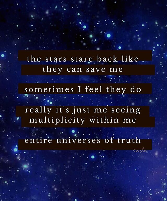 It can feel creepy, looking up at the stars on a cold night.⁣
⁣
I did it last night after dinner. I looked up. ⁣
⁣
Something about the way they just stood there -- the stars, sharp, staring, severe -- it stuck with me. Maybe it was just the cold but 