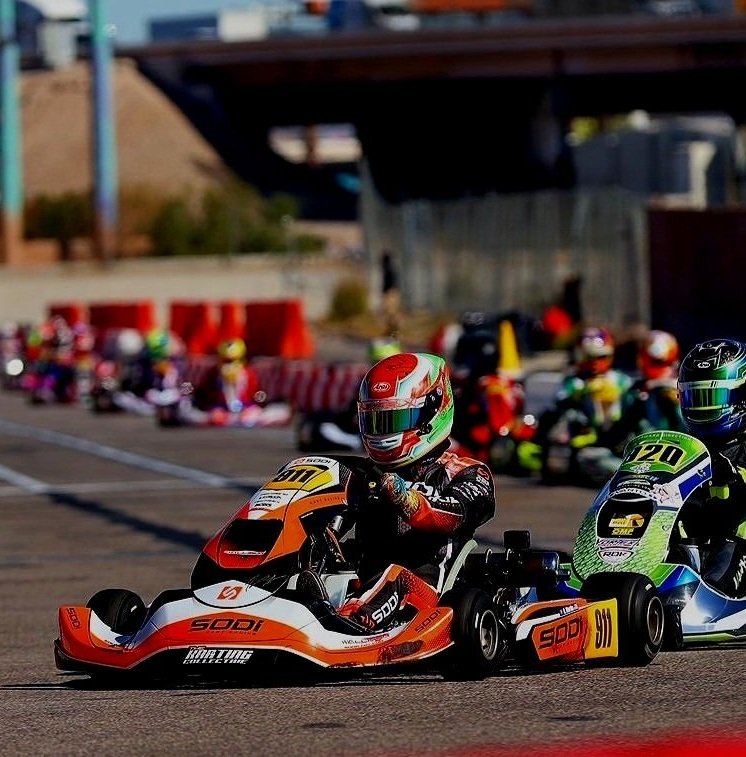 Chris Martin karting, Rok Vegas, Sodi RS