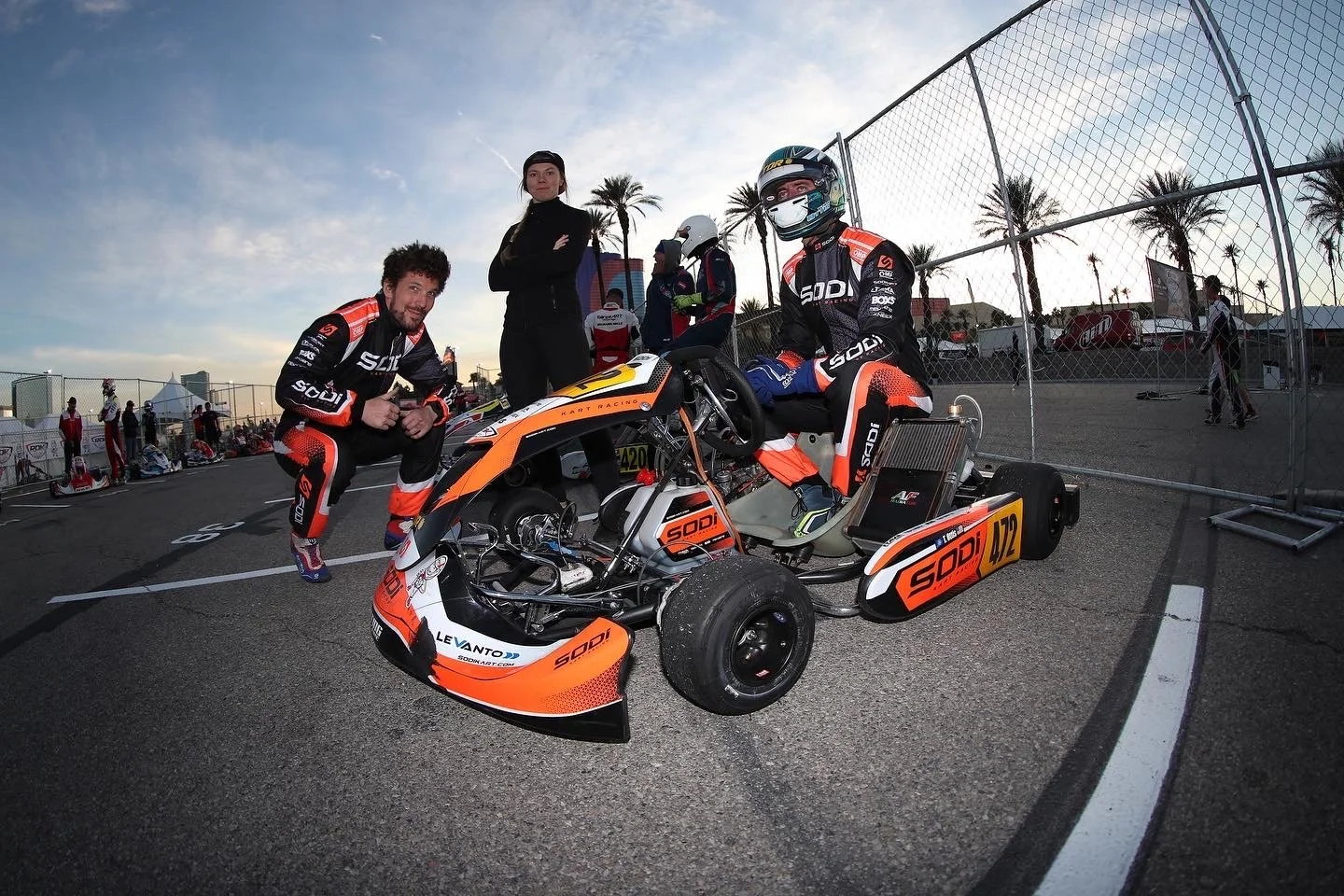 Tazio Otiz on the grid, 2022 Rok Vegas