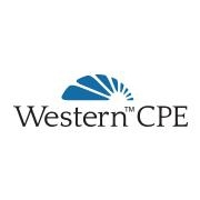 Western CPE logo with stylized blue fan or shell graphic above the text