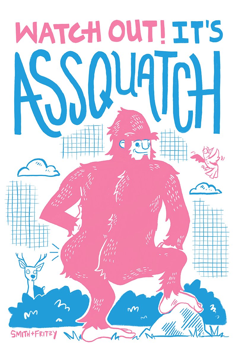 Assquatch image 11x14.jpg
