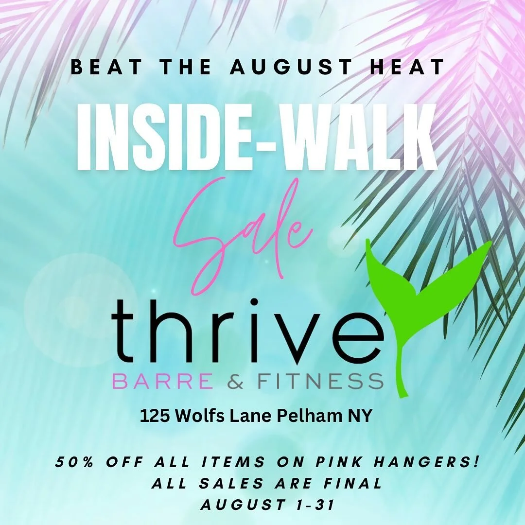 The sun may be hot, but our insidewalk sale is hotter.  Come into the studio and check out all of our newly marked down items!