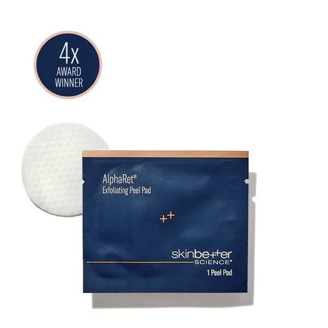 AlphaRet Exfoliating Peel Pads Dull, uneven skin tone and texture, lines and wrinkles.