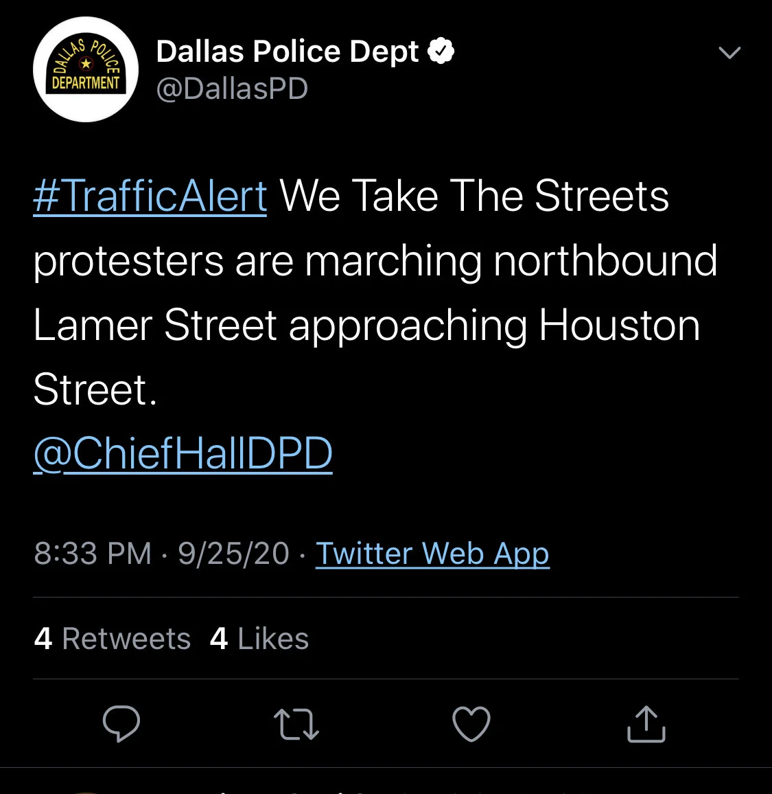 Traffic alert, terrorists blocking road