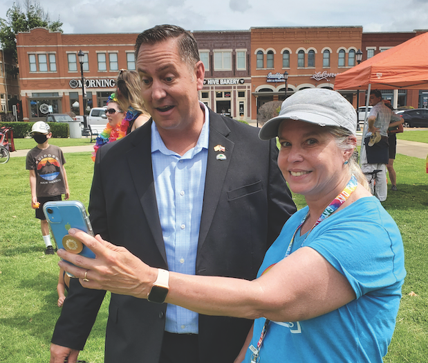 Mayor France at the event