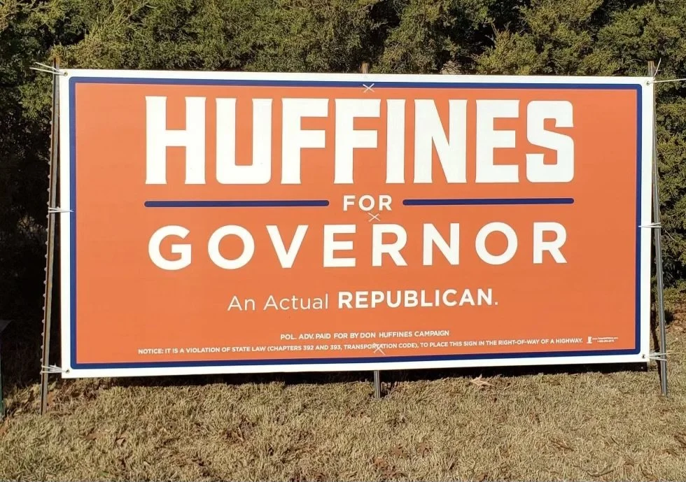 BREAKING: KINGWOOD TEA PARTY ADMITS TO REMOVING HUFFINES SIGN