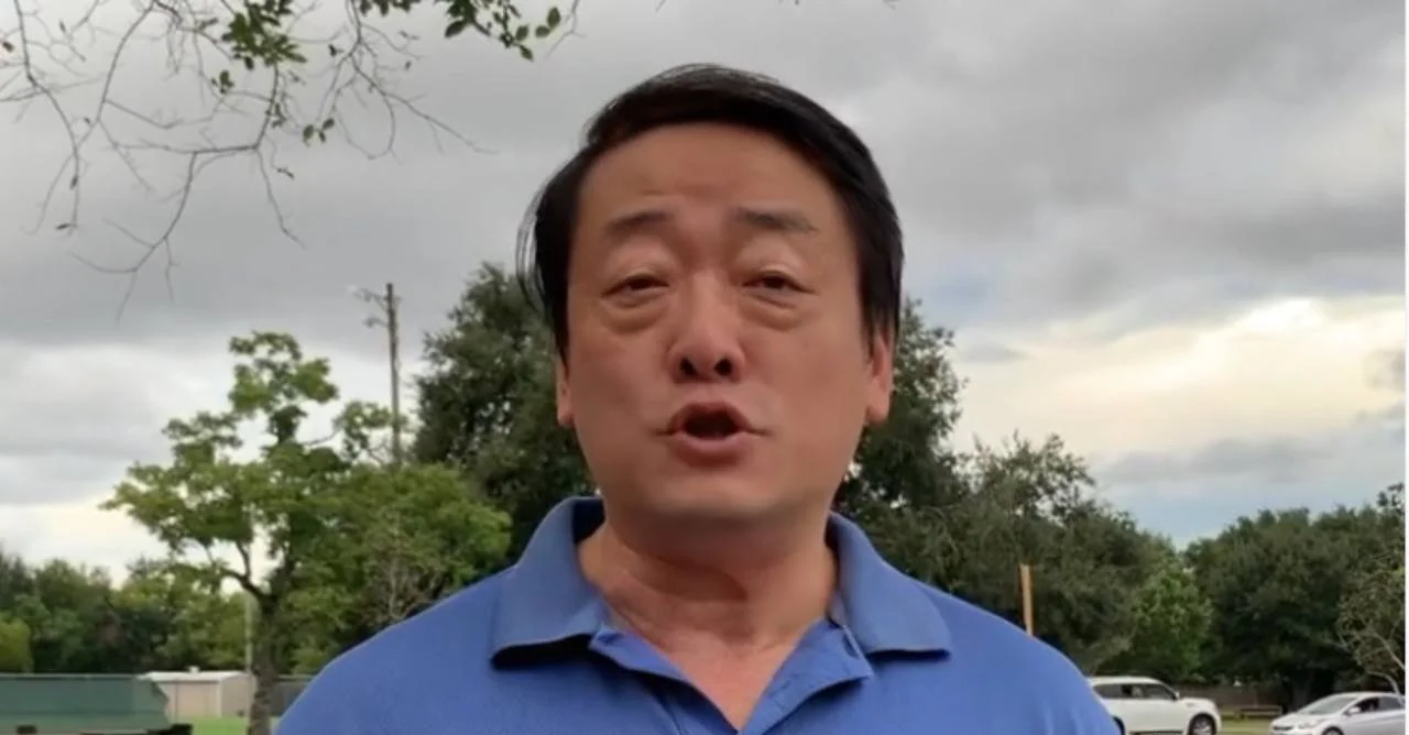 CCP AGENT, GENE WU, CELEBRATES CCP VIRUS KILLING AMERICAN ICON