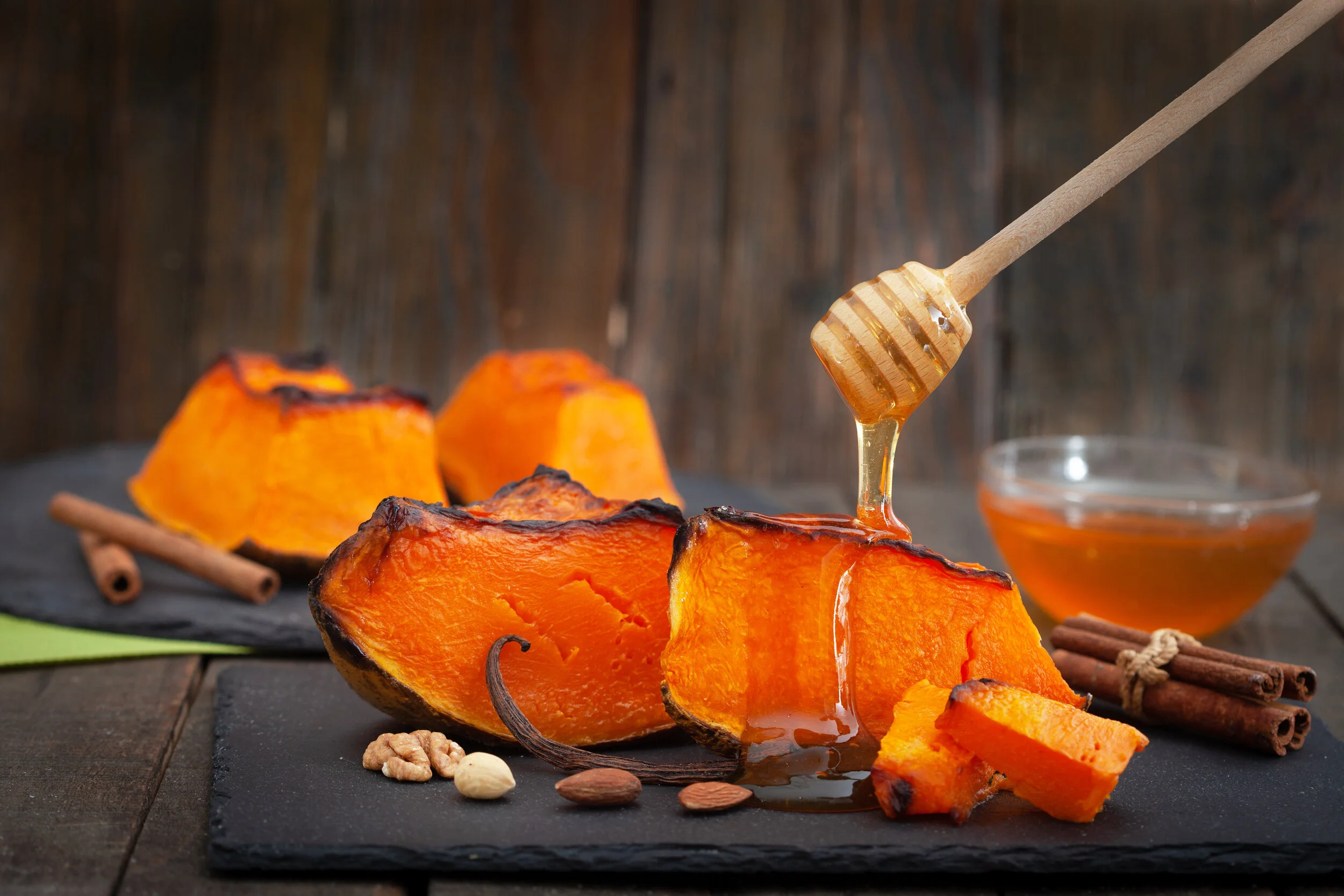 Roasted Honey Nut Squash