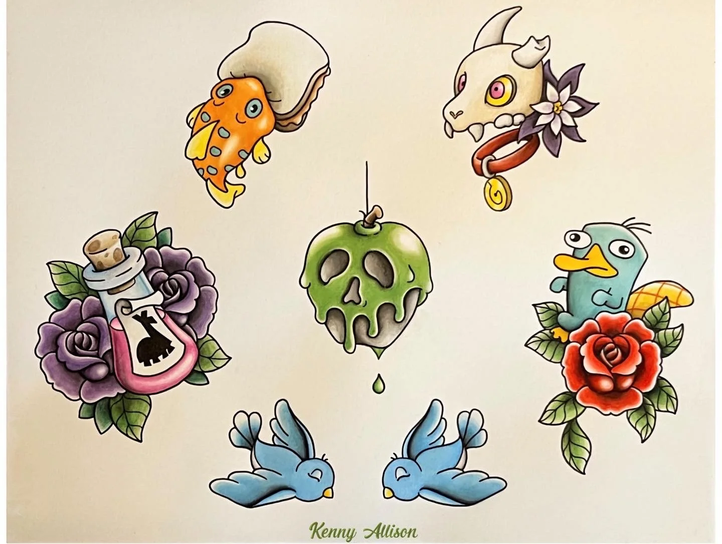 Neo Traditional Disney, Flash Sheet