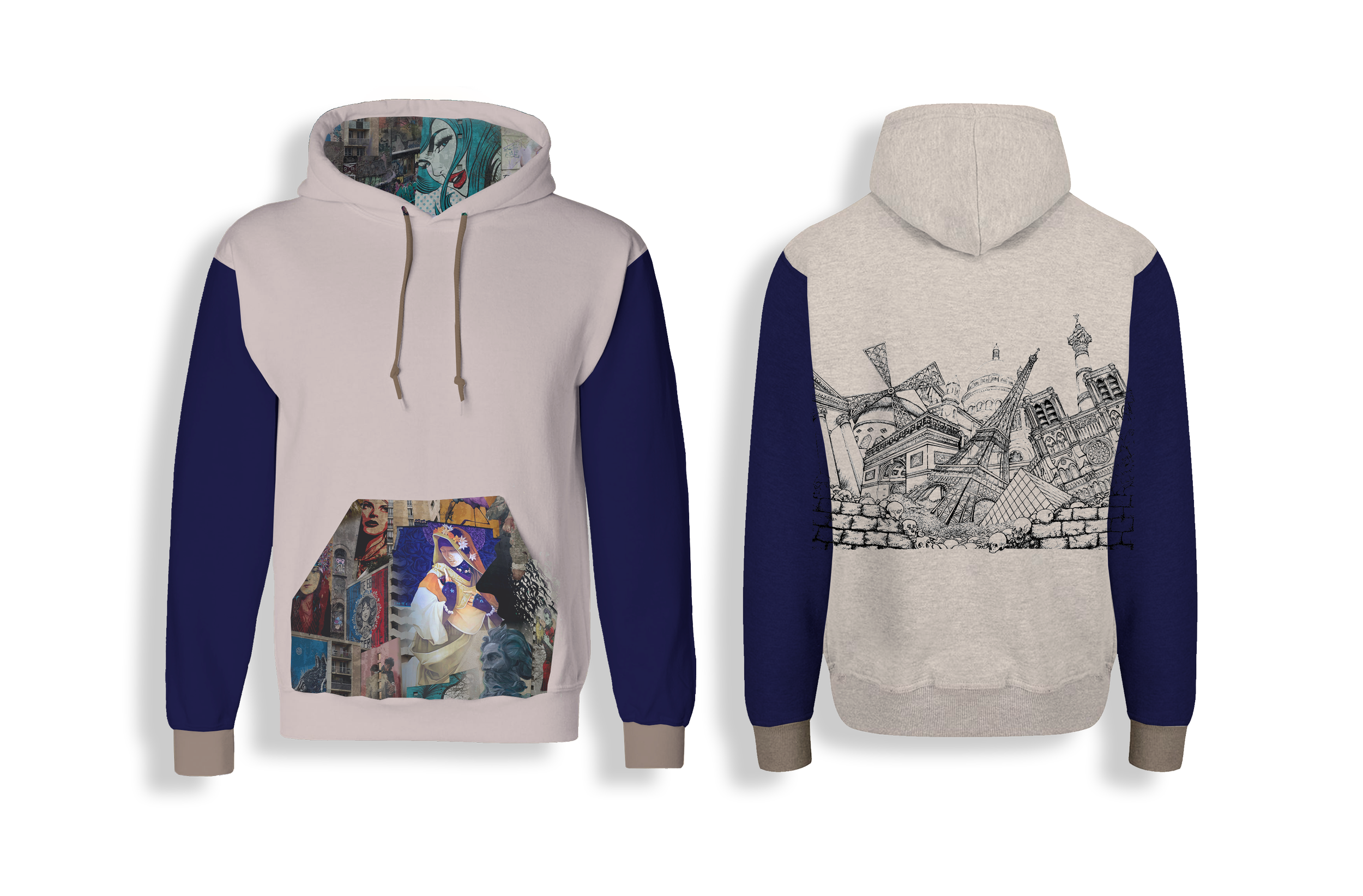 Collage of Paris, Apparel Design