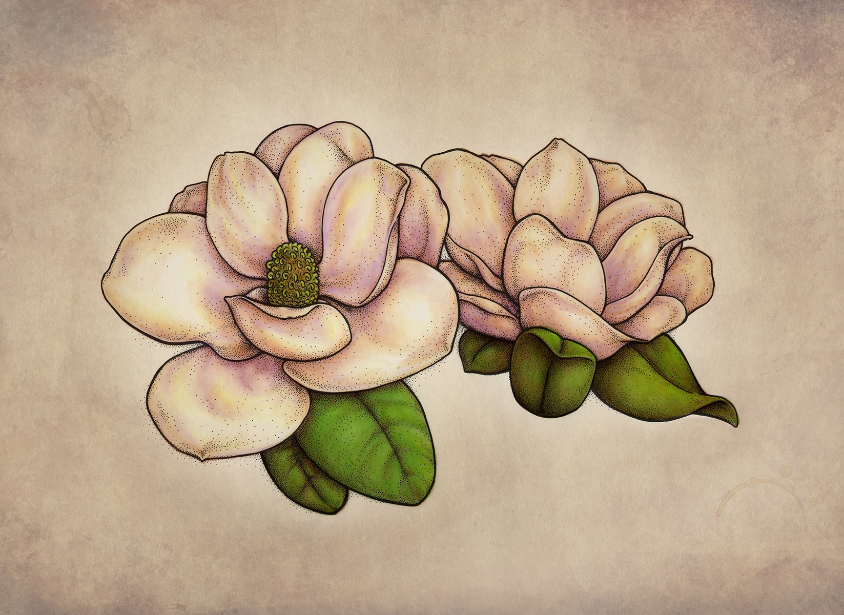 Southern Magnolias
Tattoo Design and Print