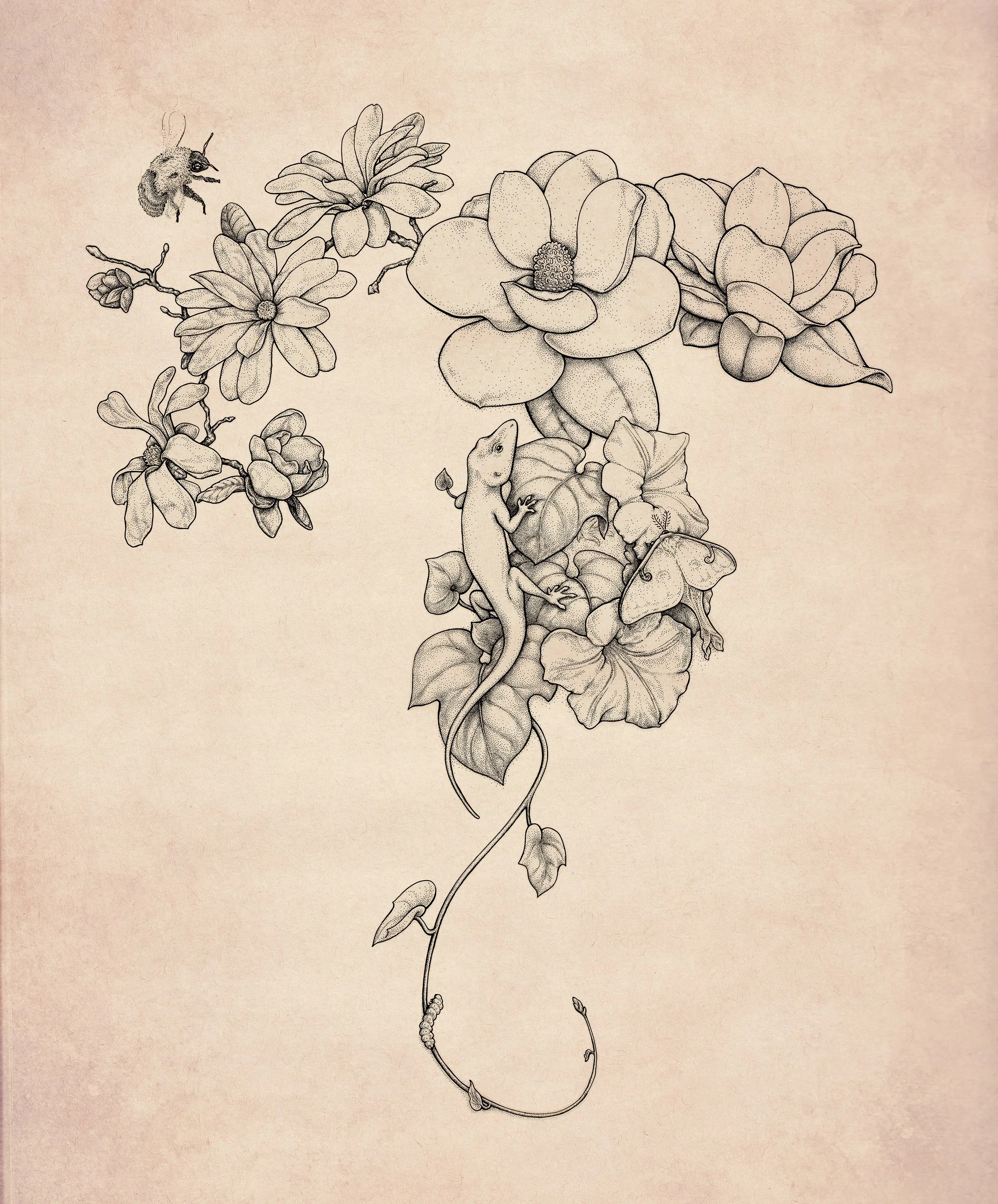 Ode to Savannah
Tattoo Sleeve Design (Right arm and shoulder)