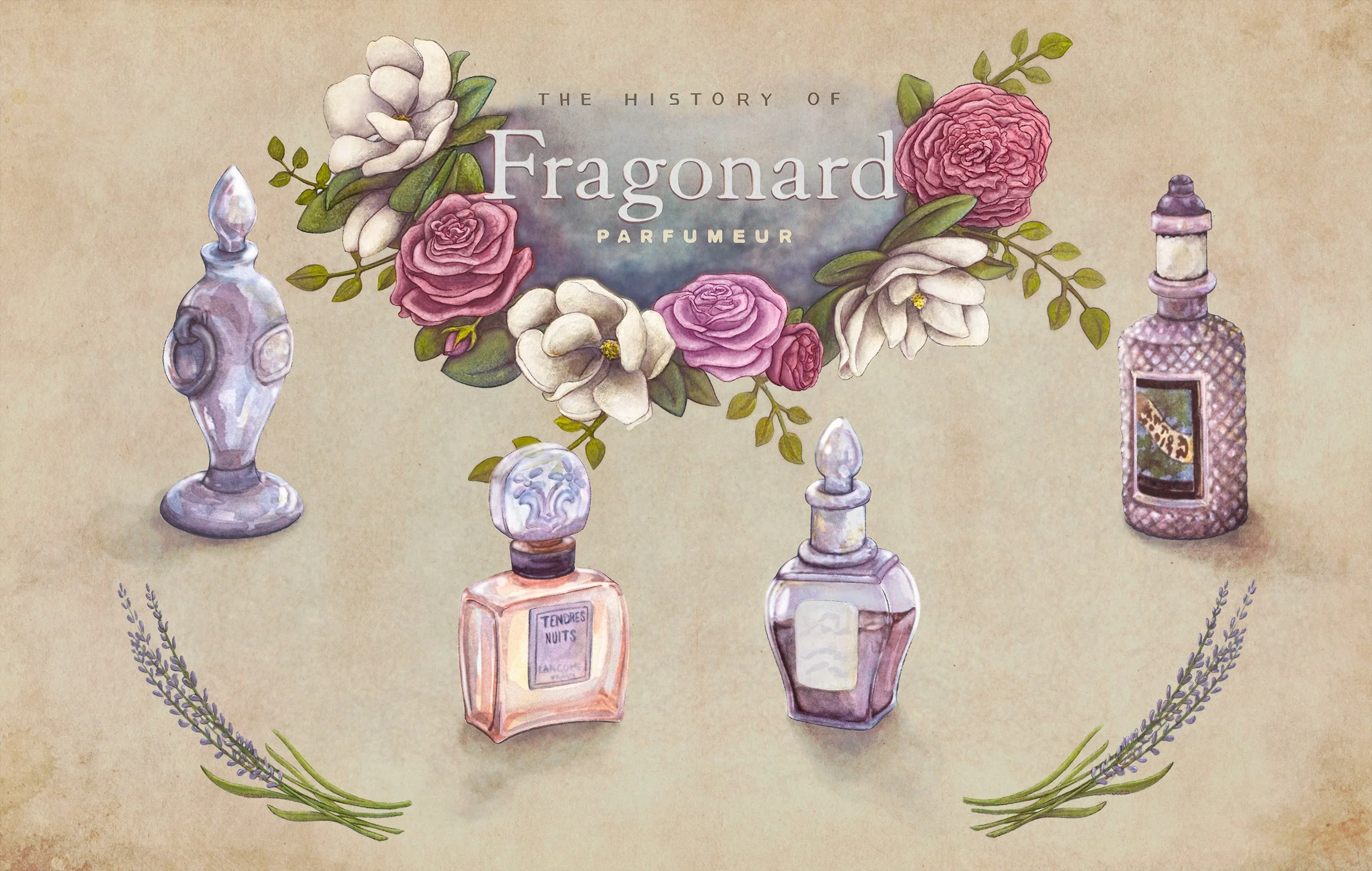 The History of Fragonard Parfumeur
Editorial Double Page Spread