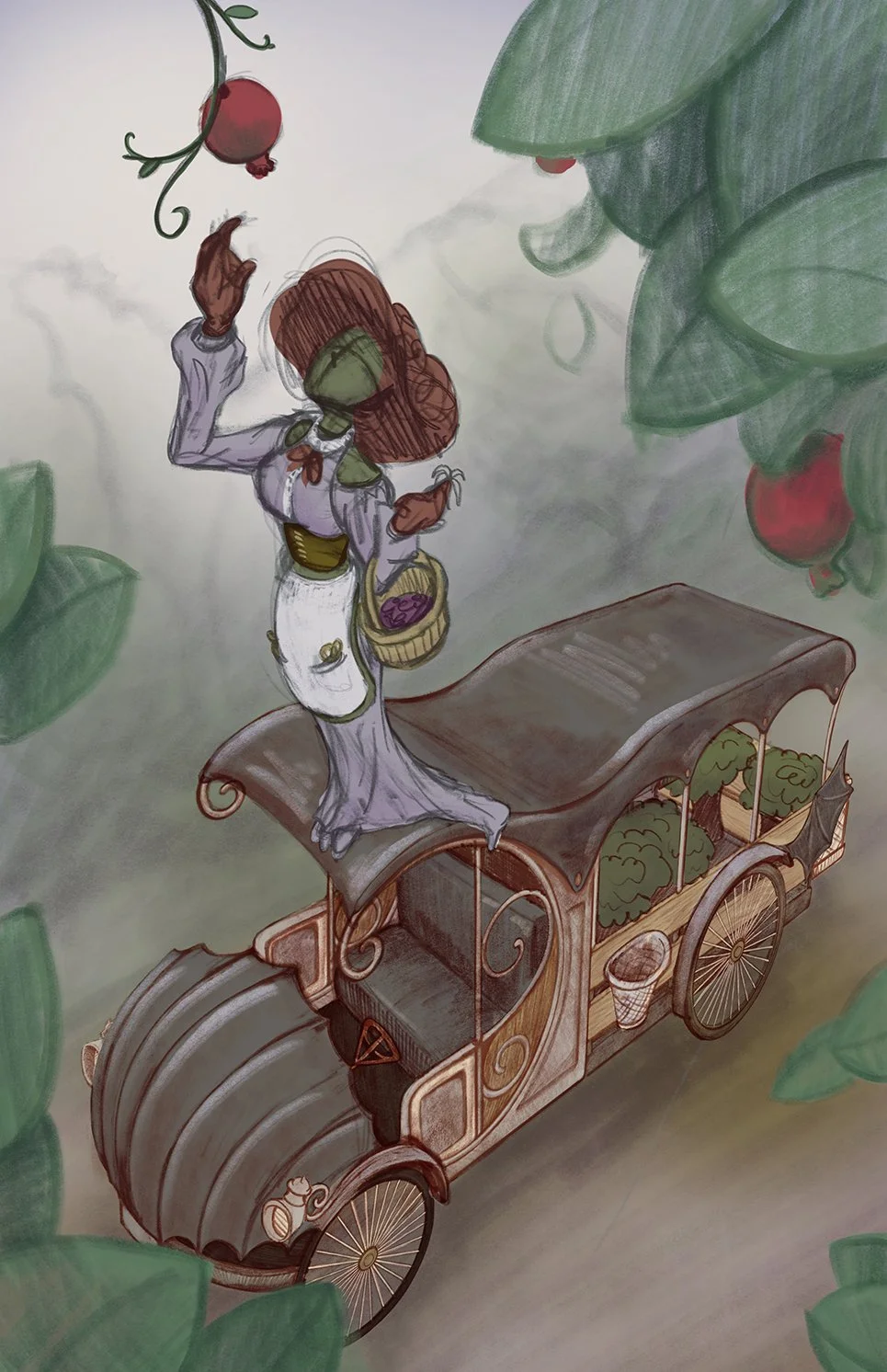 Underworld Flower Girl
Character Design Splash Art Concept