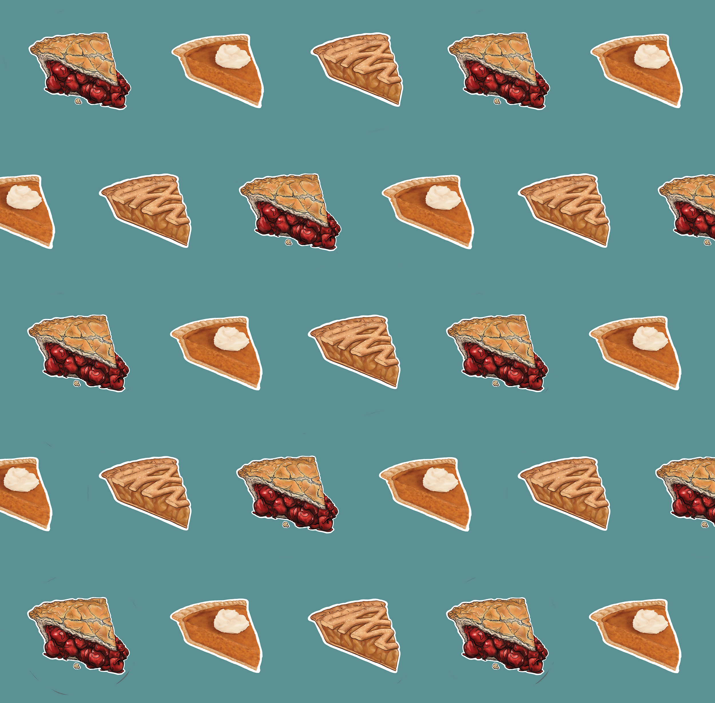 Pies in the Sky, Pattern Design