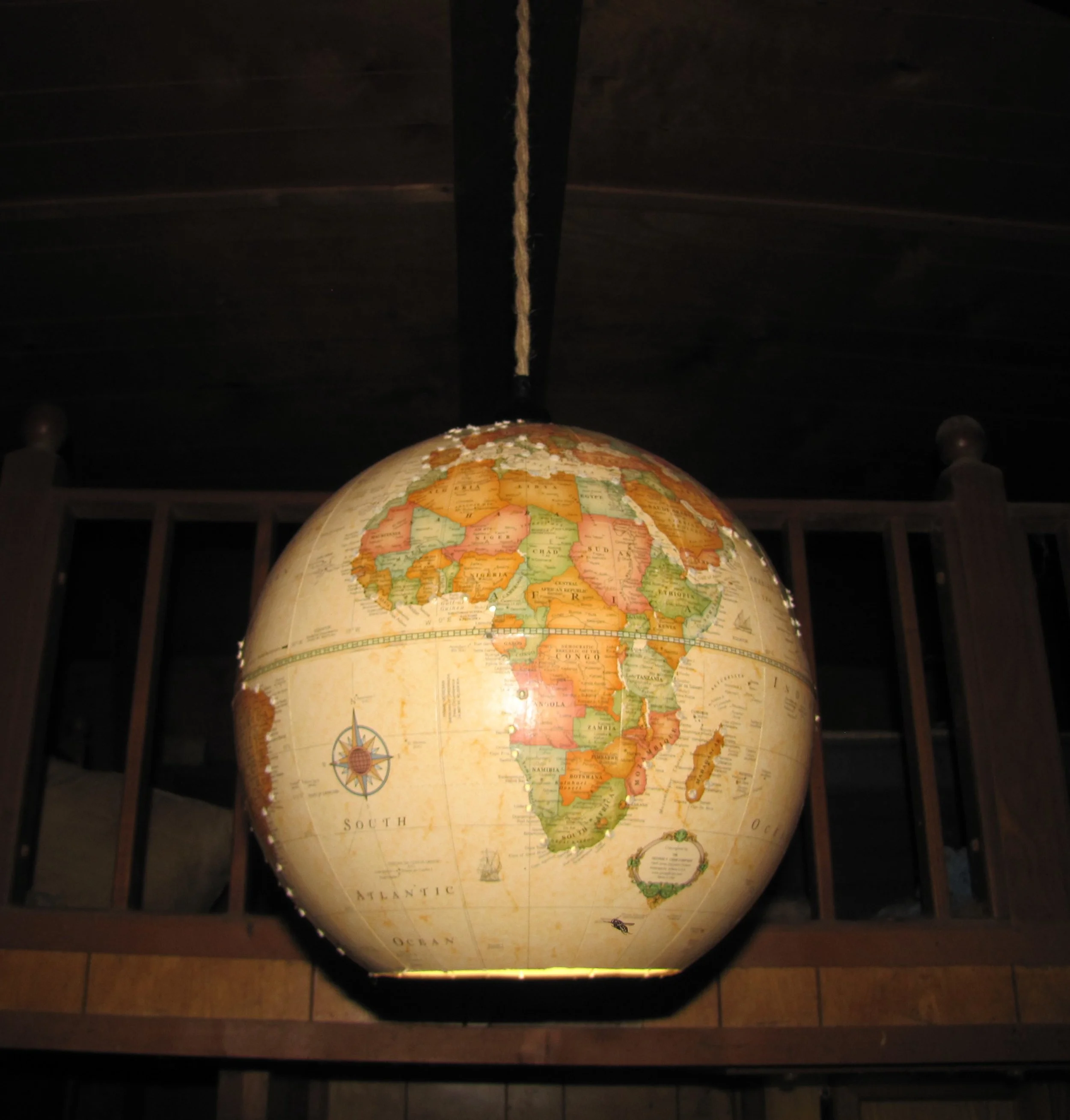 World Globe Pendant Lamp