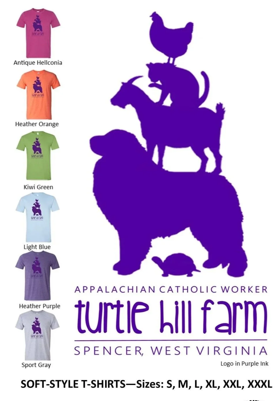 Turtle Hill Farm t-shirts