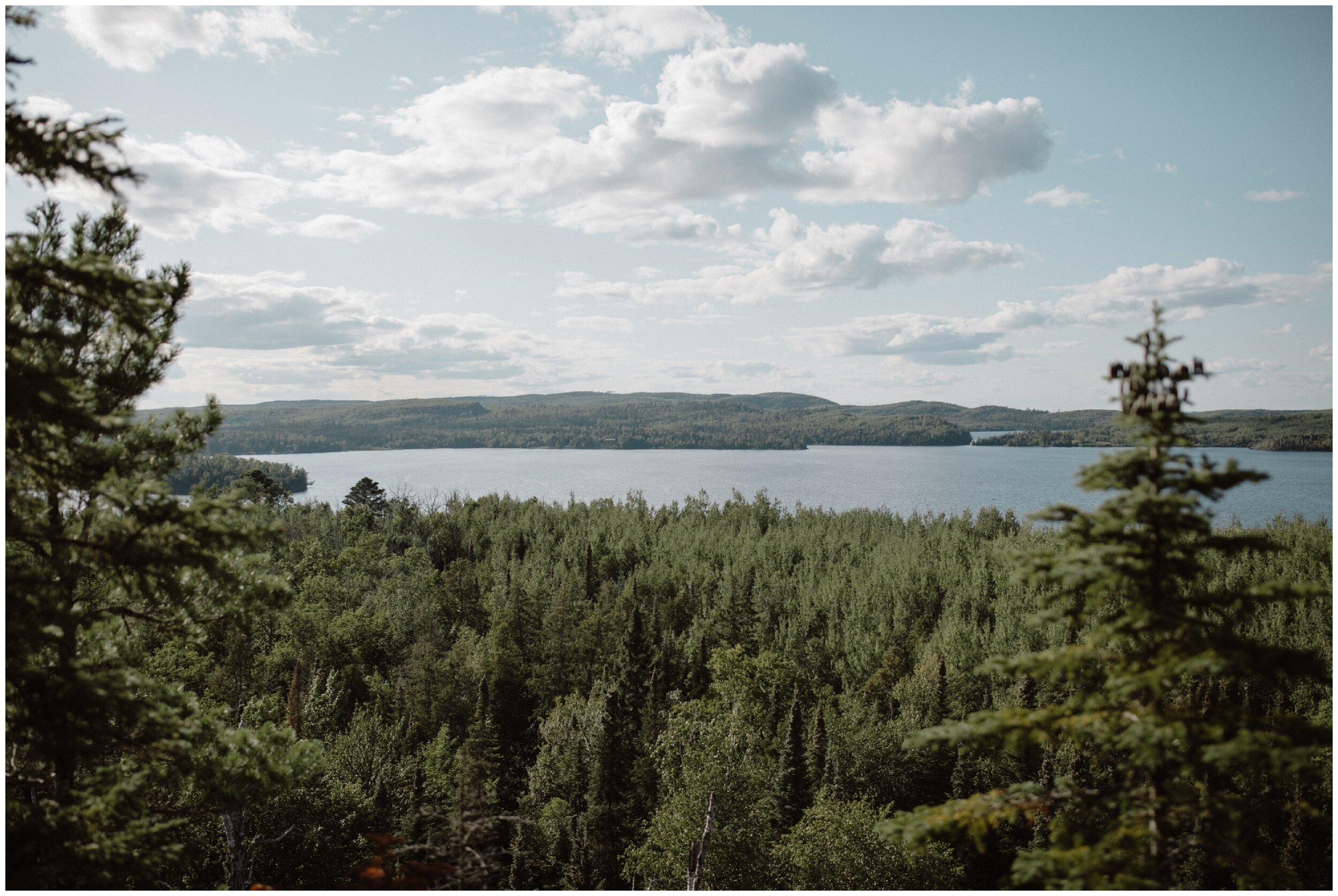 Northern Minnesota elopement on the gunflint trail