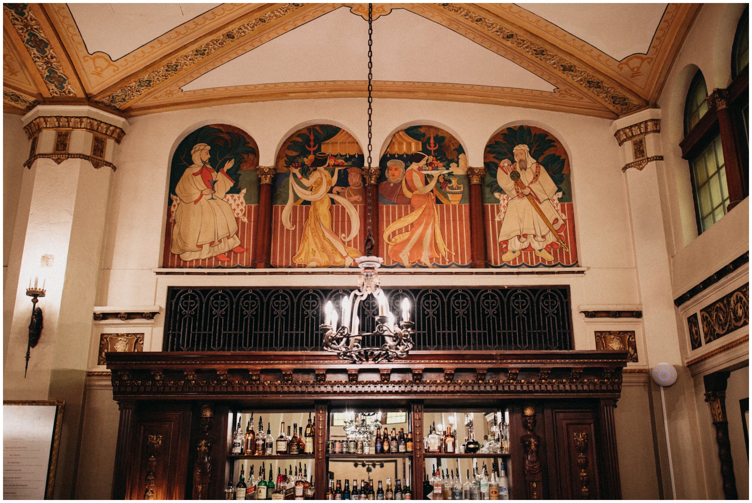 Moorish room wedding reception at the Greysolon in Duluth