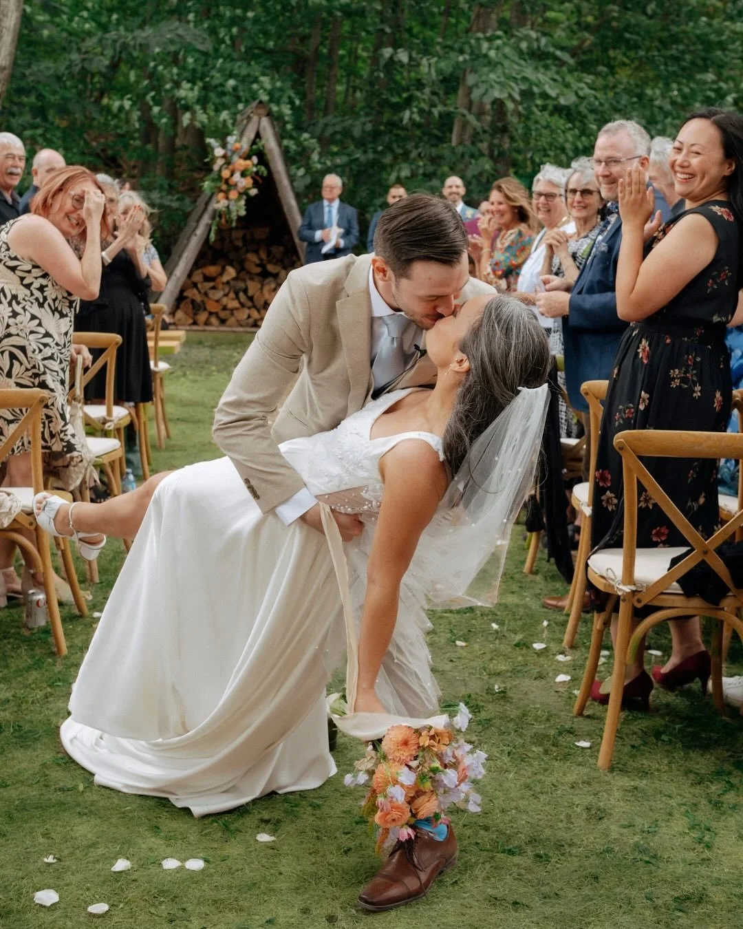 Siobhan &amp; James ✨
.
This day felt like pure magic. They started the day surrounded by slow moments &mdash; laughter while getting ready with their people, quiet nerves, and the sweetest anticipation before seeing each other for the first time. Th