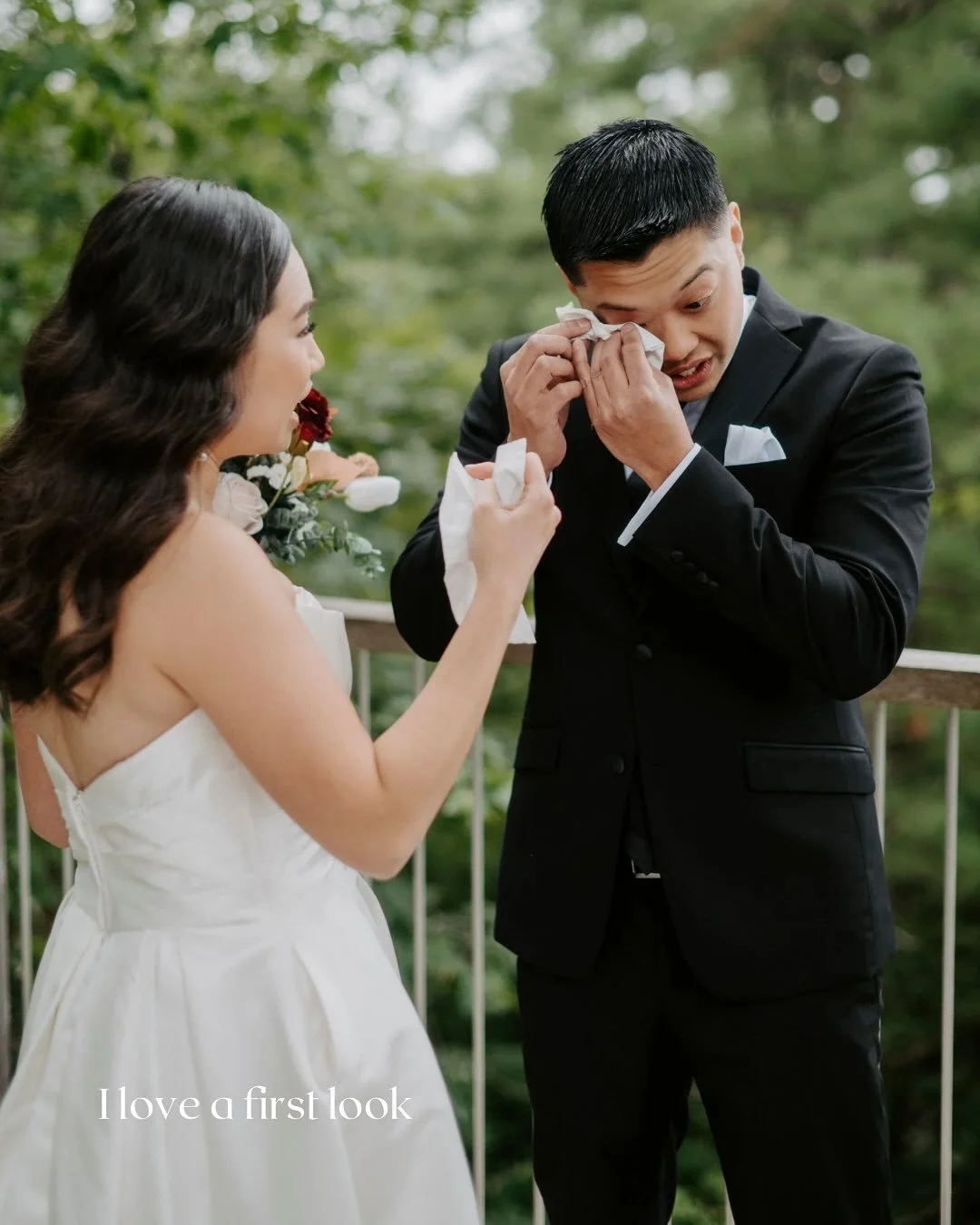 I love a first look &mdash; but I also have some thoughts on them.

A first look doesn&rsquo;t &ldquo;ruin&rdquo; your ceremony. That moment is already full of emotion, and sometimes a first look is exactly what helps calm your nerves before everythi