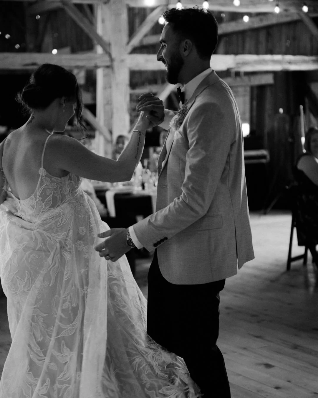 You can practice the steps, but you can&rsquo;t choreograph the way it feels &mdash; the spark in a look, the steadying touch, the world falling away as you move together.

Those are the moments that truly matter.

Photo 6: Second shot for @chelsea.g