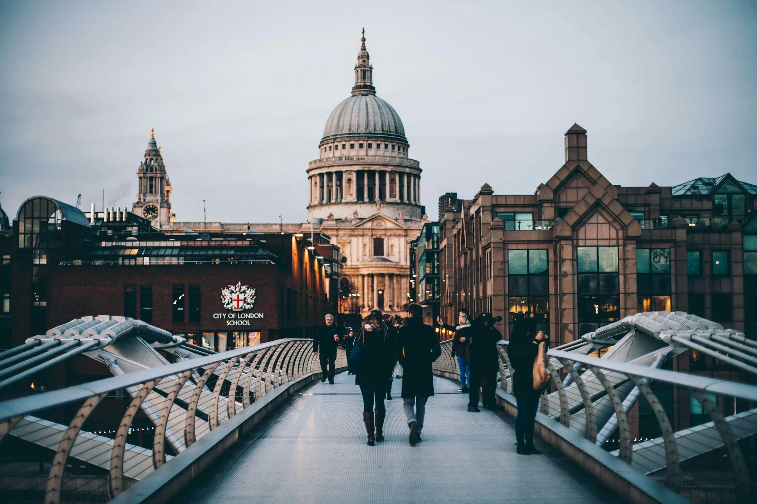 An image showing a London city street scene