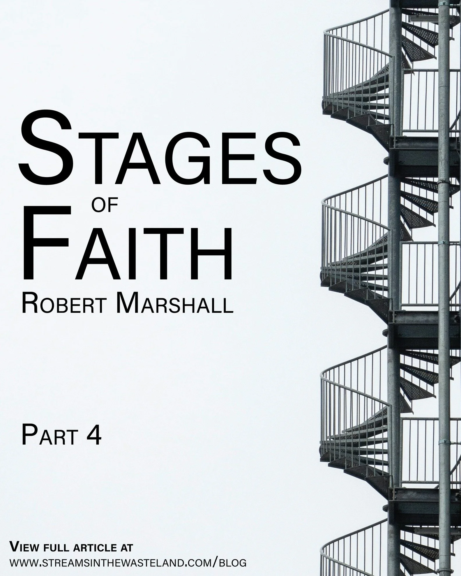 "Stages of Faith" by Robert Marshall (Pt 4 of 4)
Read the article in full on the Streams Blog (link in bio)