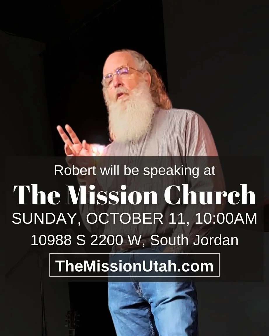 Robert is excited to be speaking at The Mission Church in South Jordan, this Sunday, October 11 at 10:00AM 

Learn more about the Mission at www.TheMissionUtah.com
