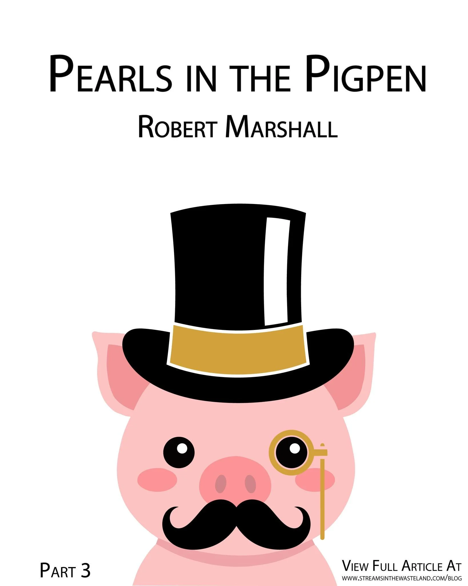 Pearls in the Pigpen by Robert E Marshall (3 of 3)

Read the full article on the Streams Blog