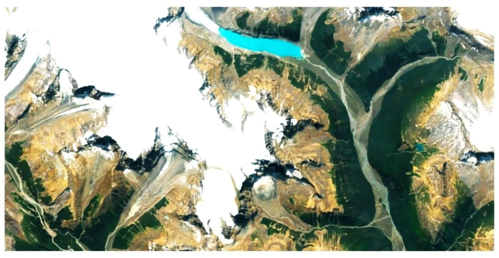Plan View of Topographic Landscape