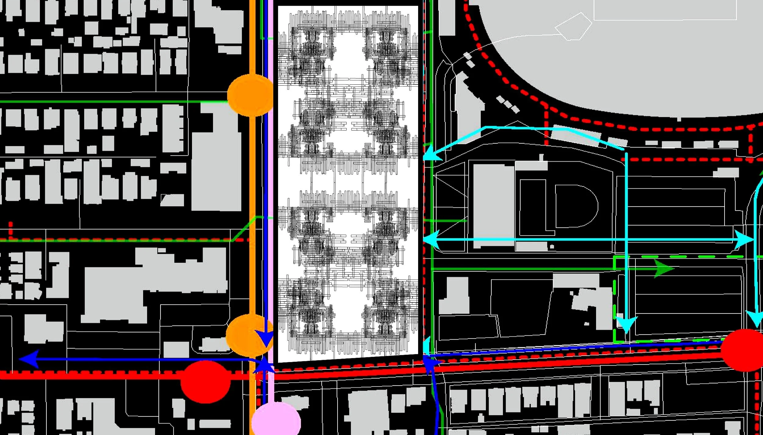 Site Parti Diagram / Strategy 2