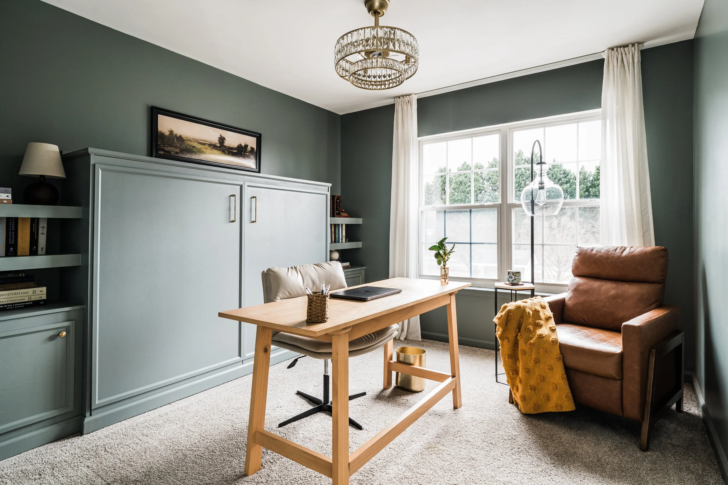 Home Office with a Hidden Guest Room, Lake Norman