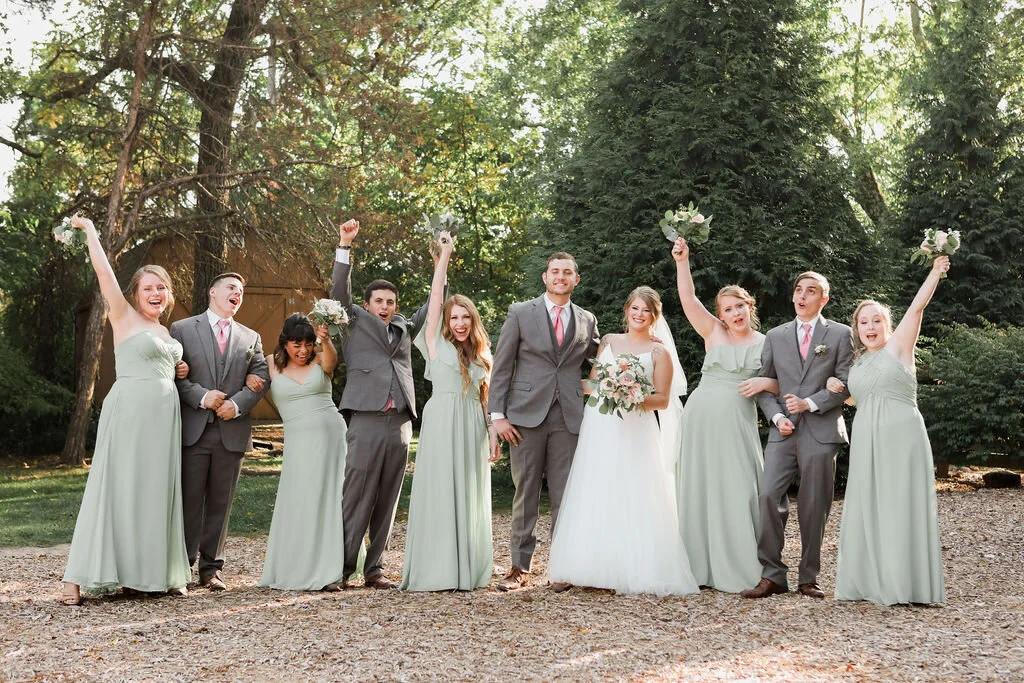 Outdoor wedding ceremony Samuel Cedars