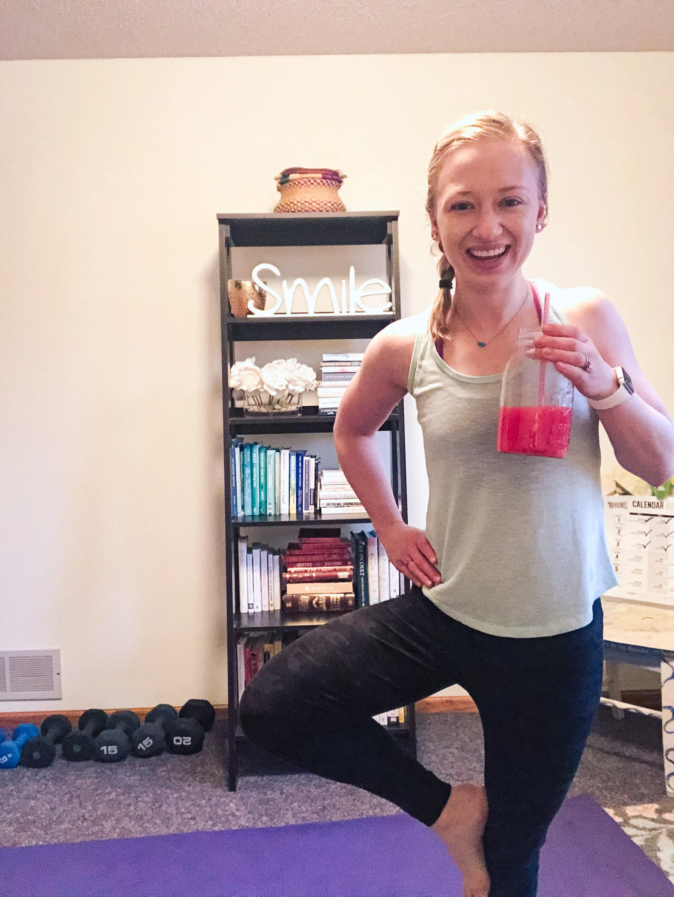 At Home Yoga Studio - @GlowGettersAtHome