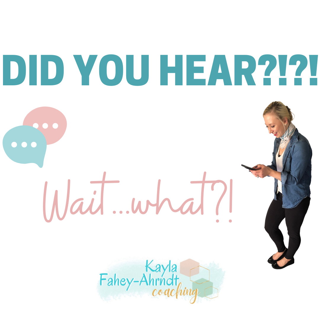 Effective Communication — Avoiding…“I heard it Through the Grapevine”
