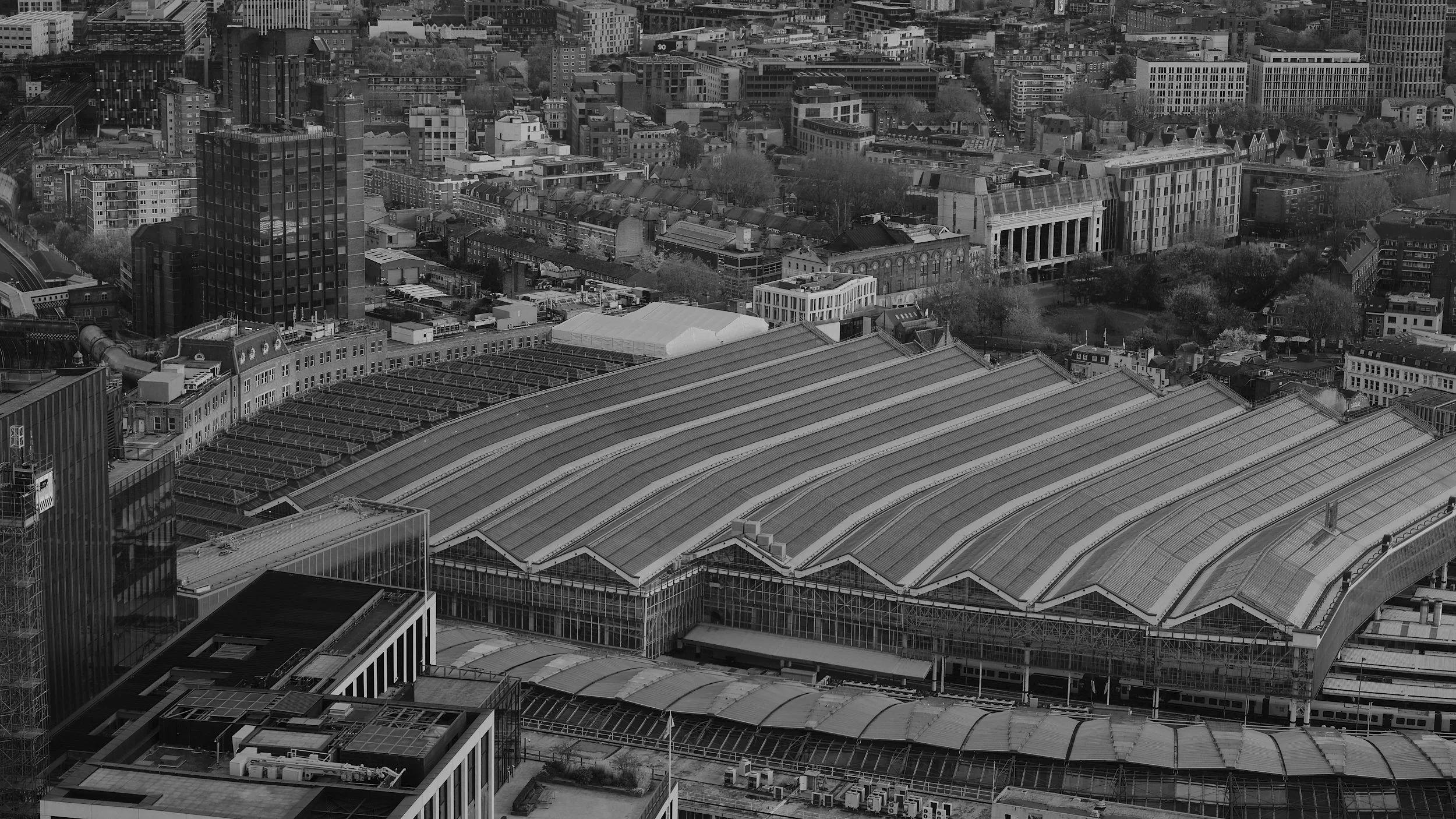 London || Waterloo Station || 1922 (view from London Eye)