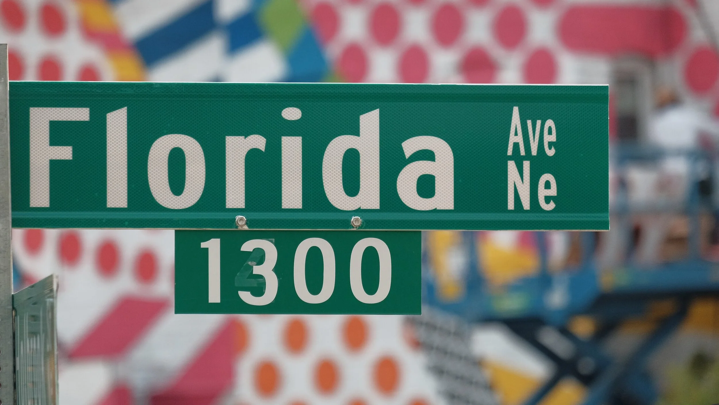 Street sign for Florida Avenue in Washington, DC