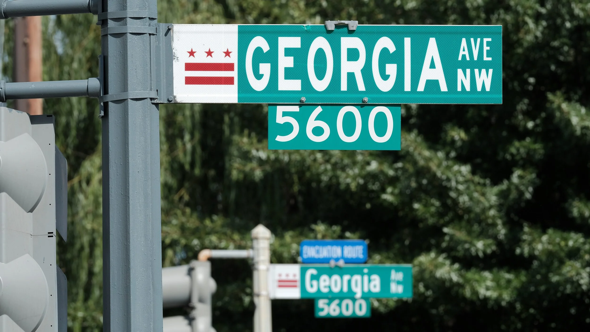 Street sign for Georgia Avenue in Washington, DC