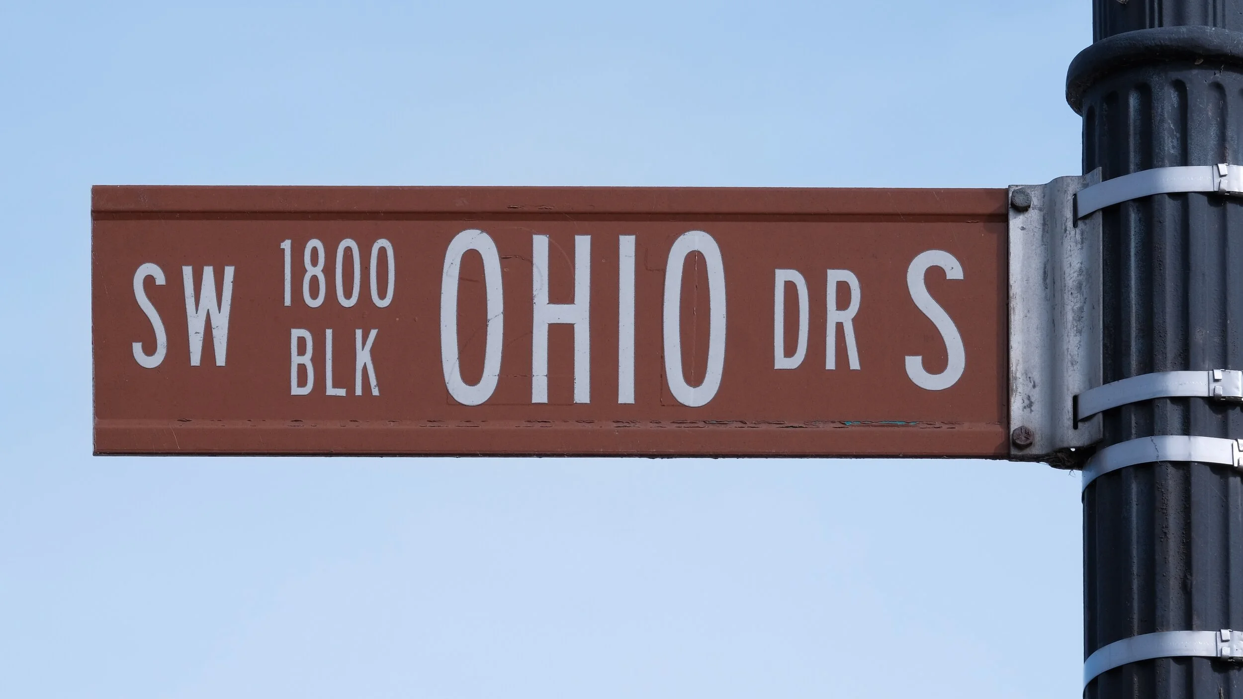 Ohio Drive street sign in Washington, DC