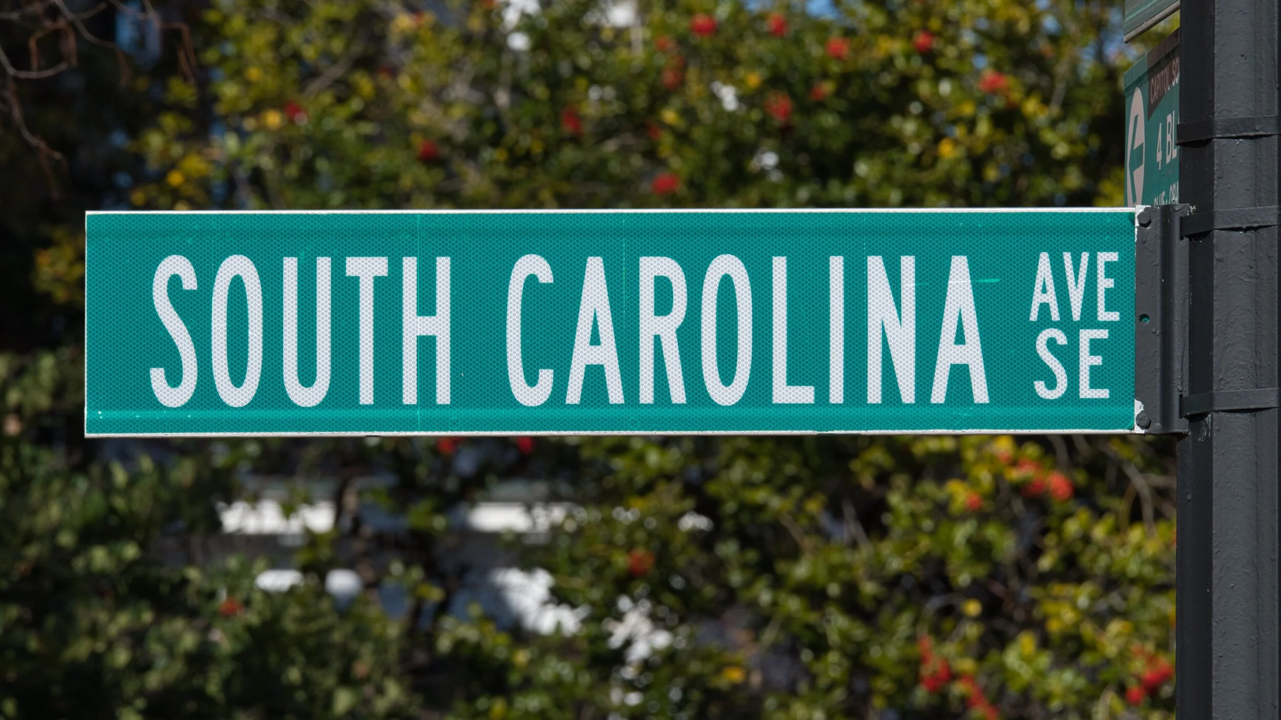 South Carolina Avenue street sign in Washington, DC